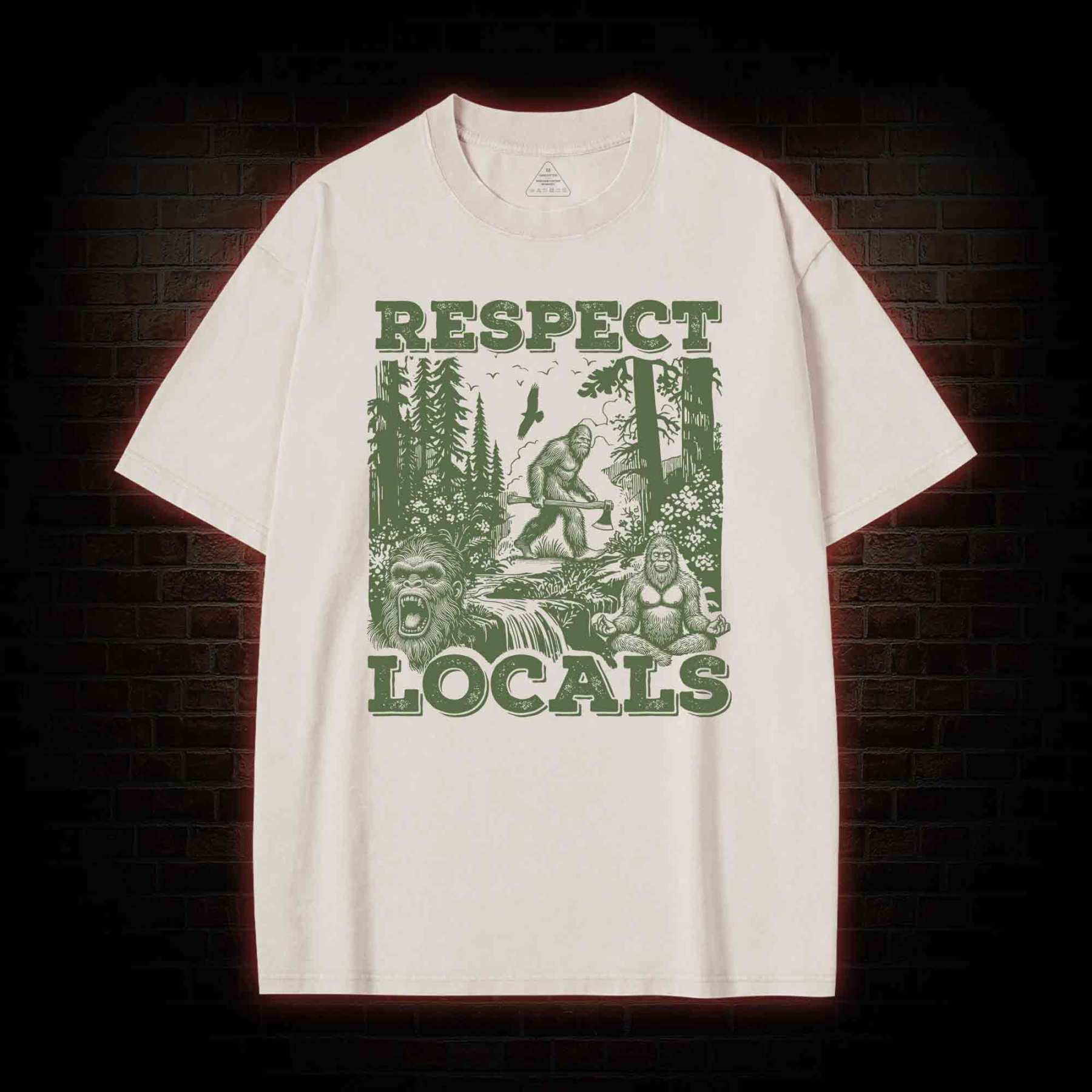 Respect Locals Washed T-shirt