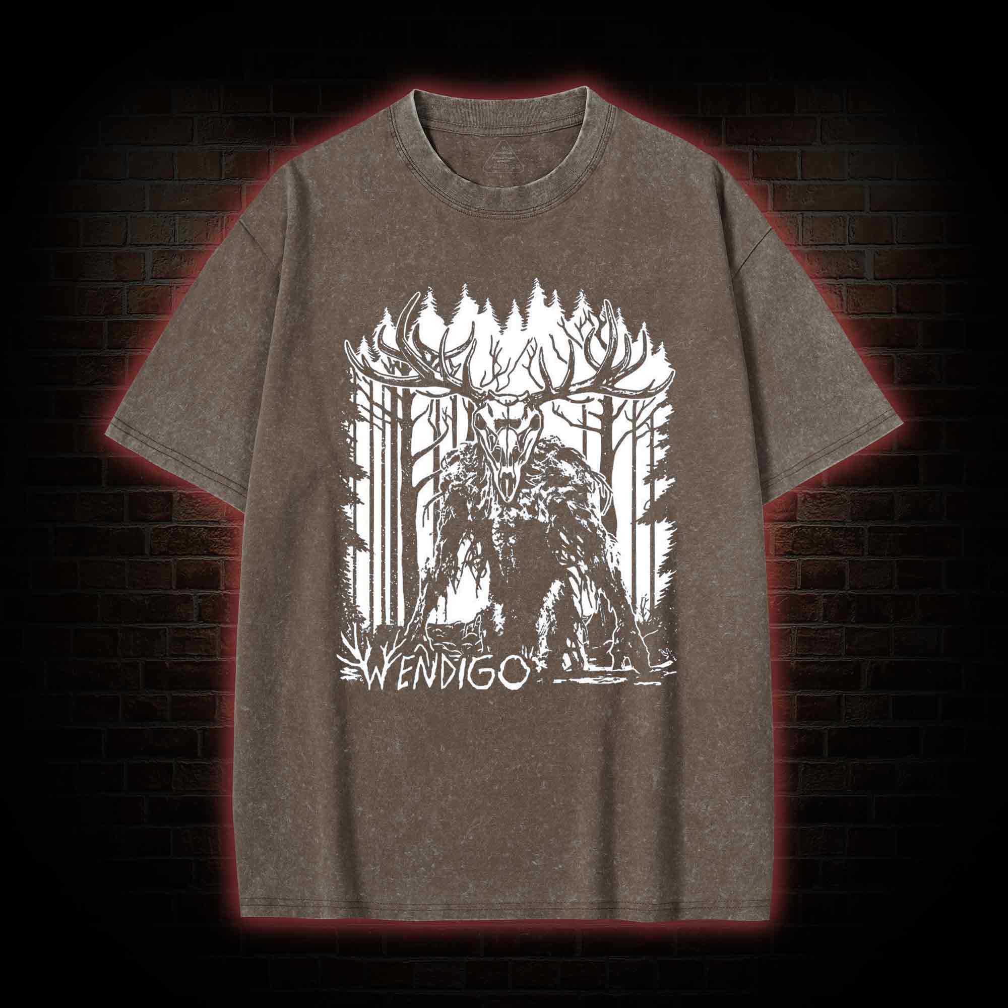 Wendigo Occult Washed T-shirt
