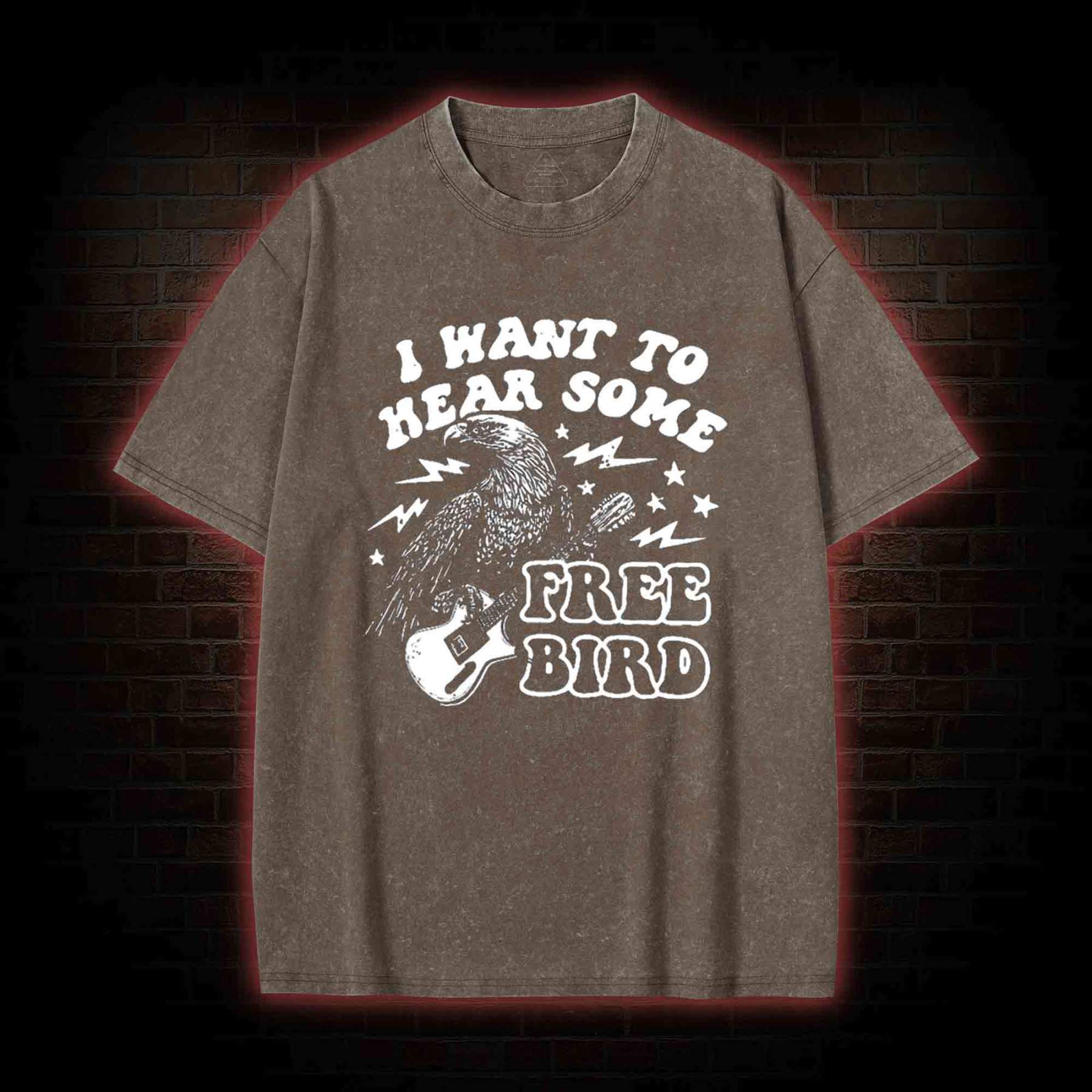 Hear Some Free Bird Washed T-shirt