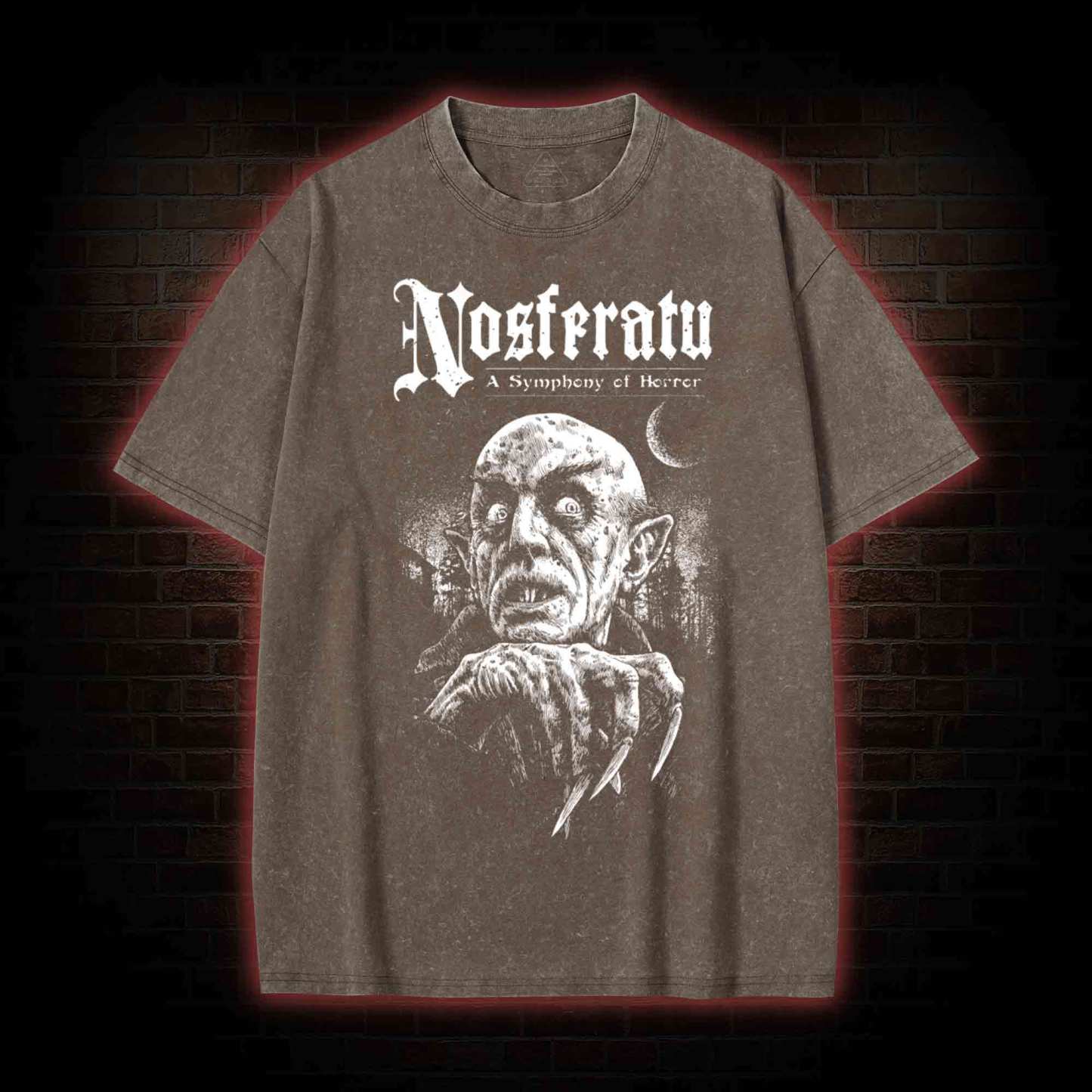 Nosferatu: A Symphony of Horror Washed T-shirt