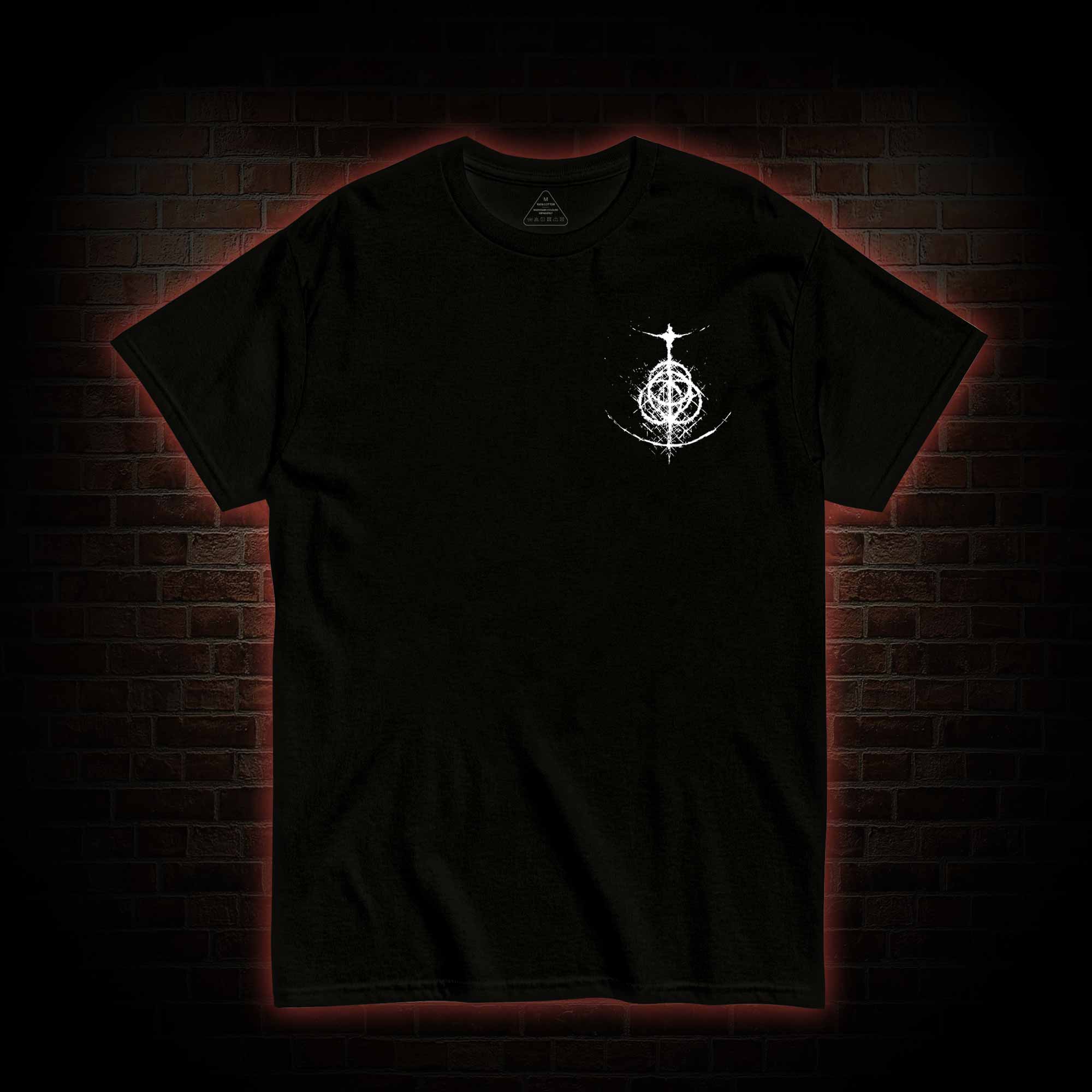 The Fallen Leaves Tell a Story Back Print T-Shirt