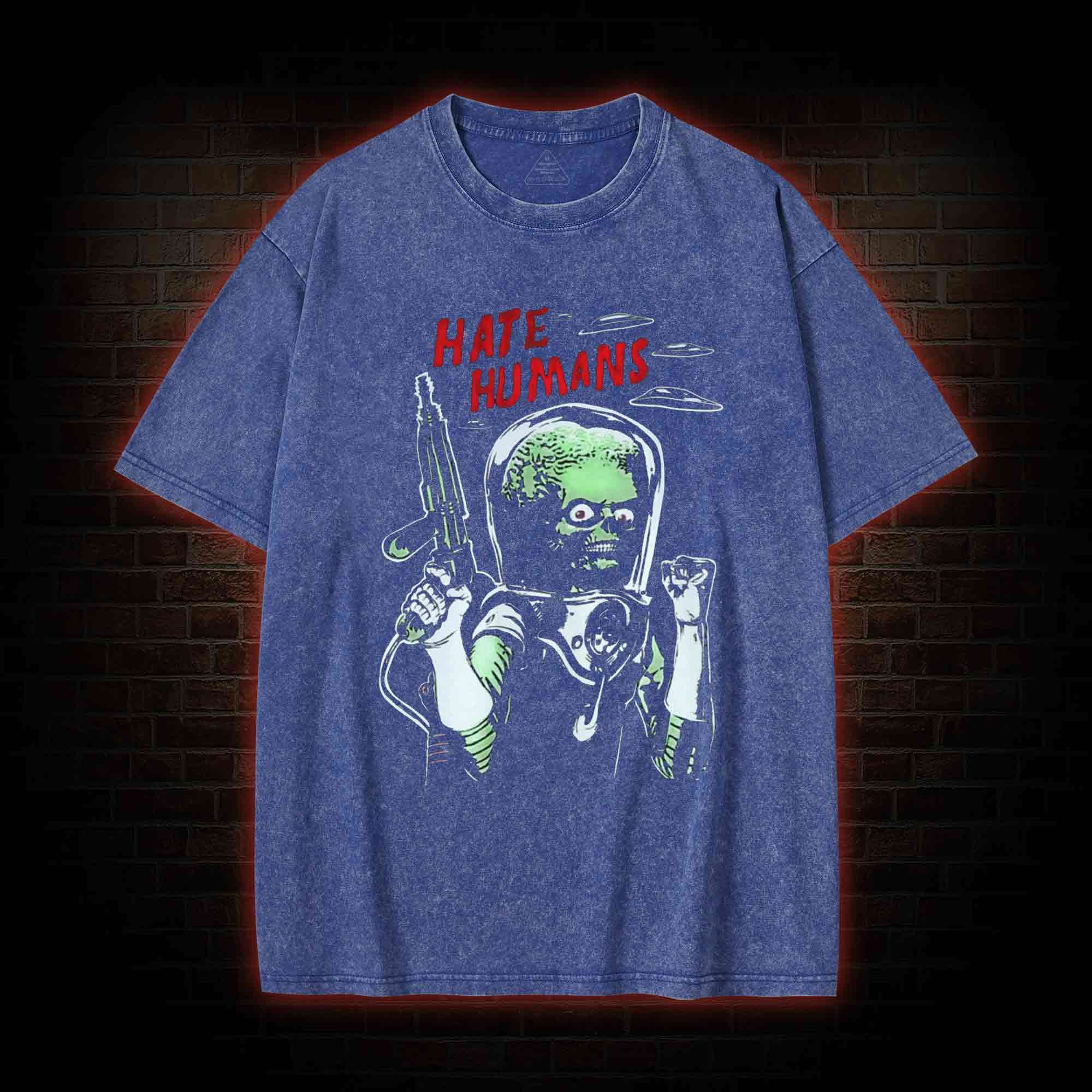 Hate Humans Washed T-shirt