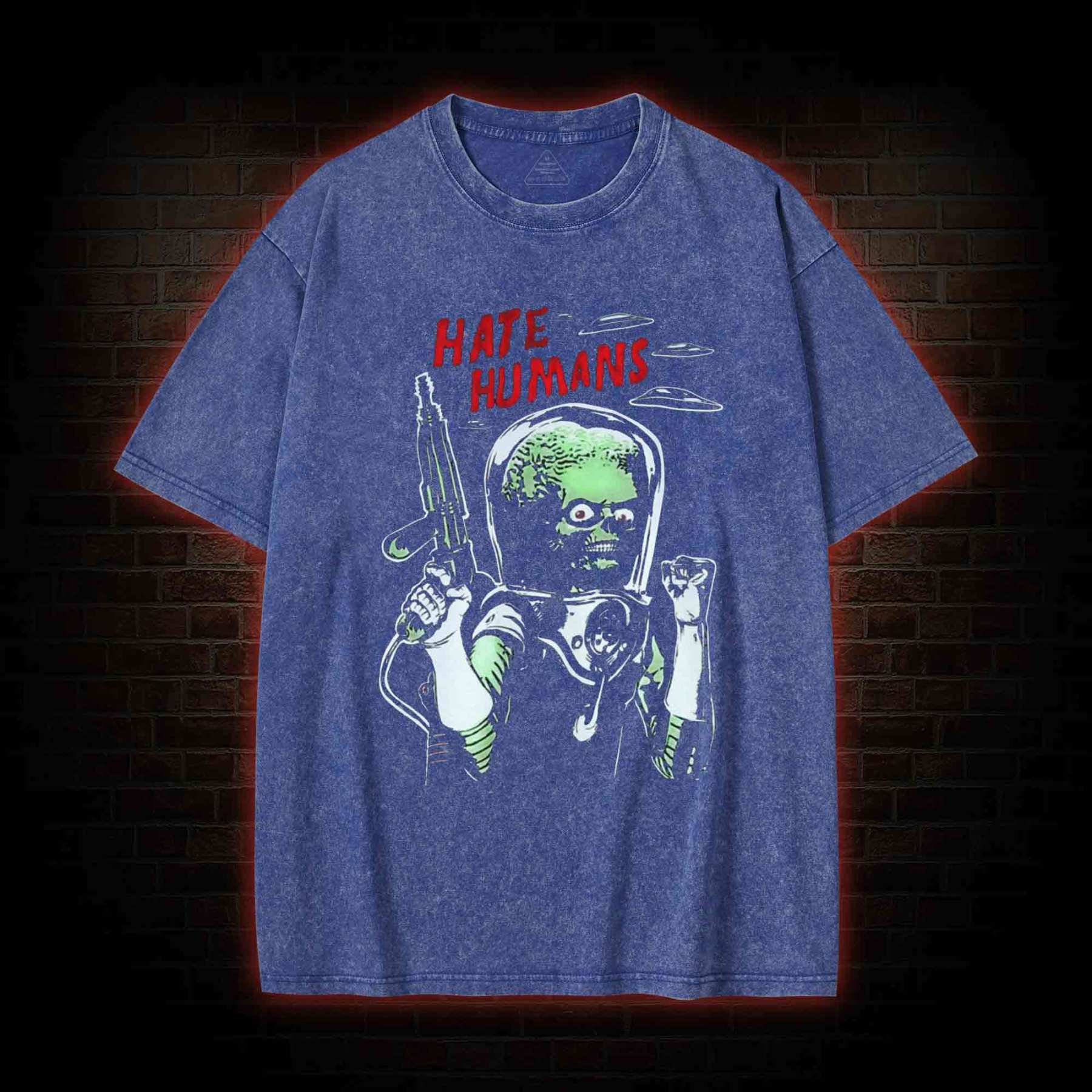 Hate Humans Washed T-shirt