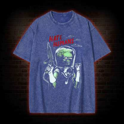 Hate Humans Washed T-shirt