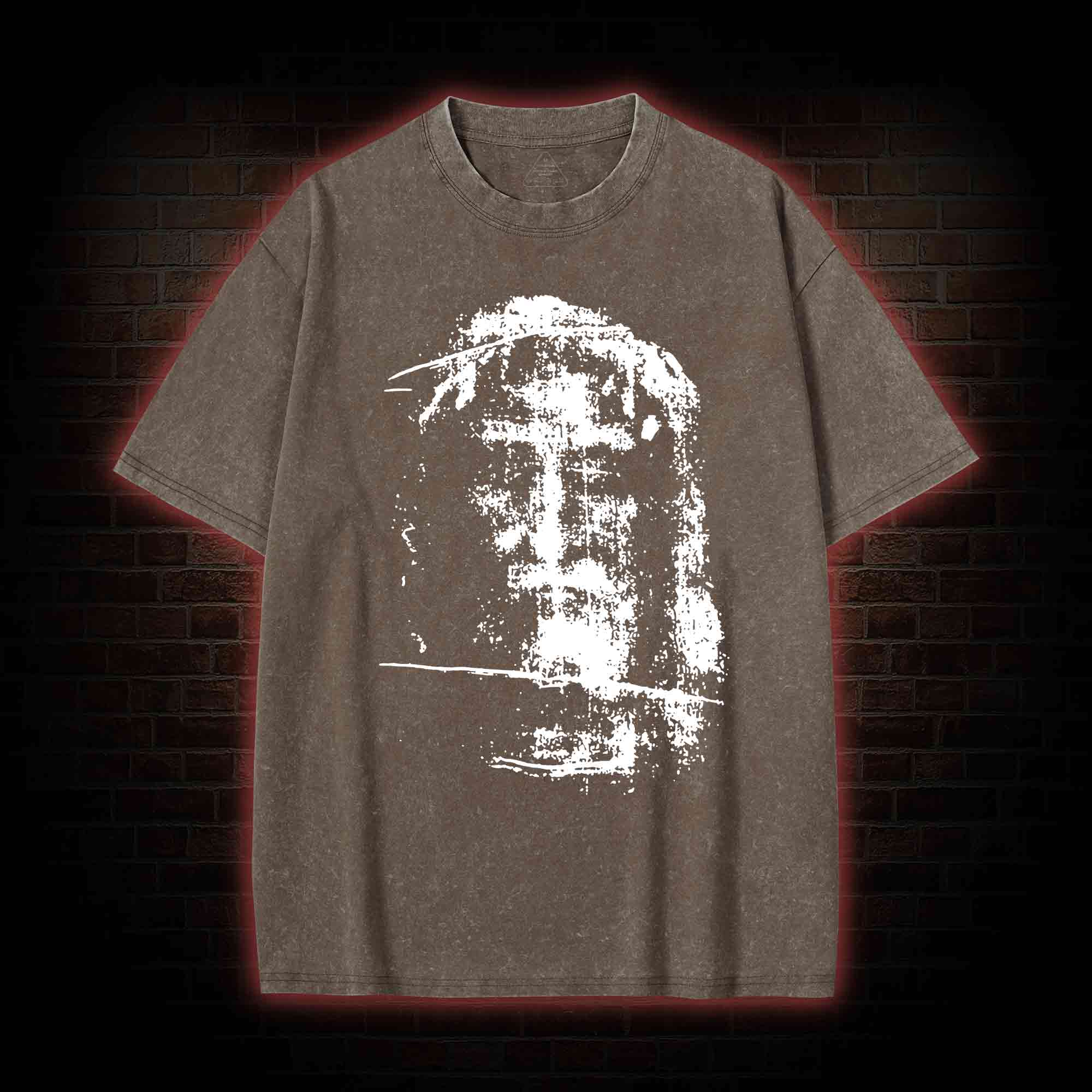 Jesus Christ Face Washed T-shirt