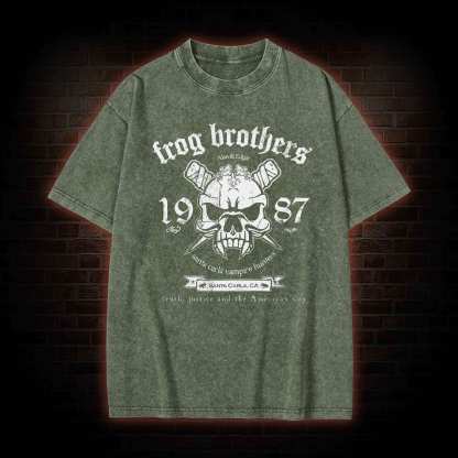 Frog Brothers Washed T-shirt