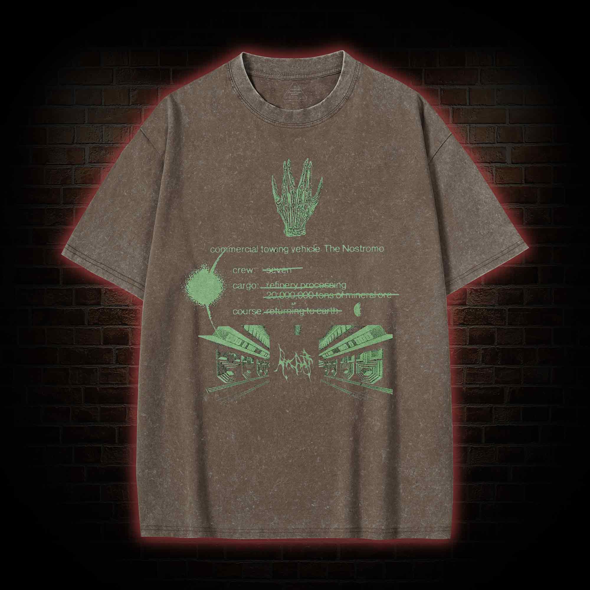 Retro Silent Space Washed T-shirt