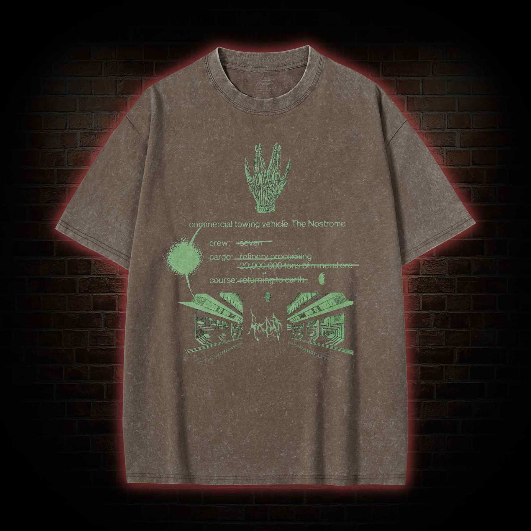 Retro Silent Space Washed T-shirt