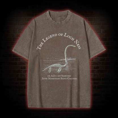 Loch Ness Monster Washed T-shirt
