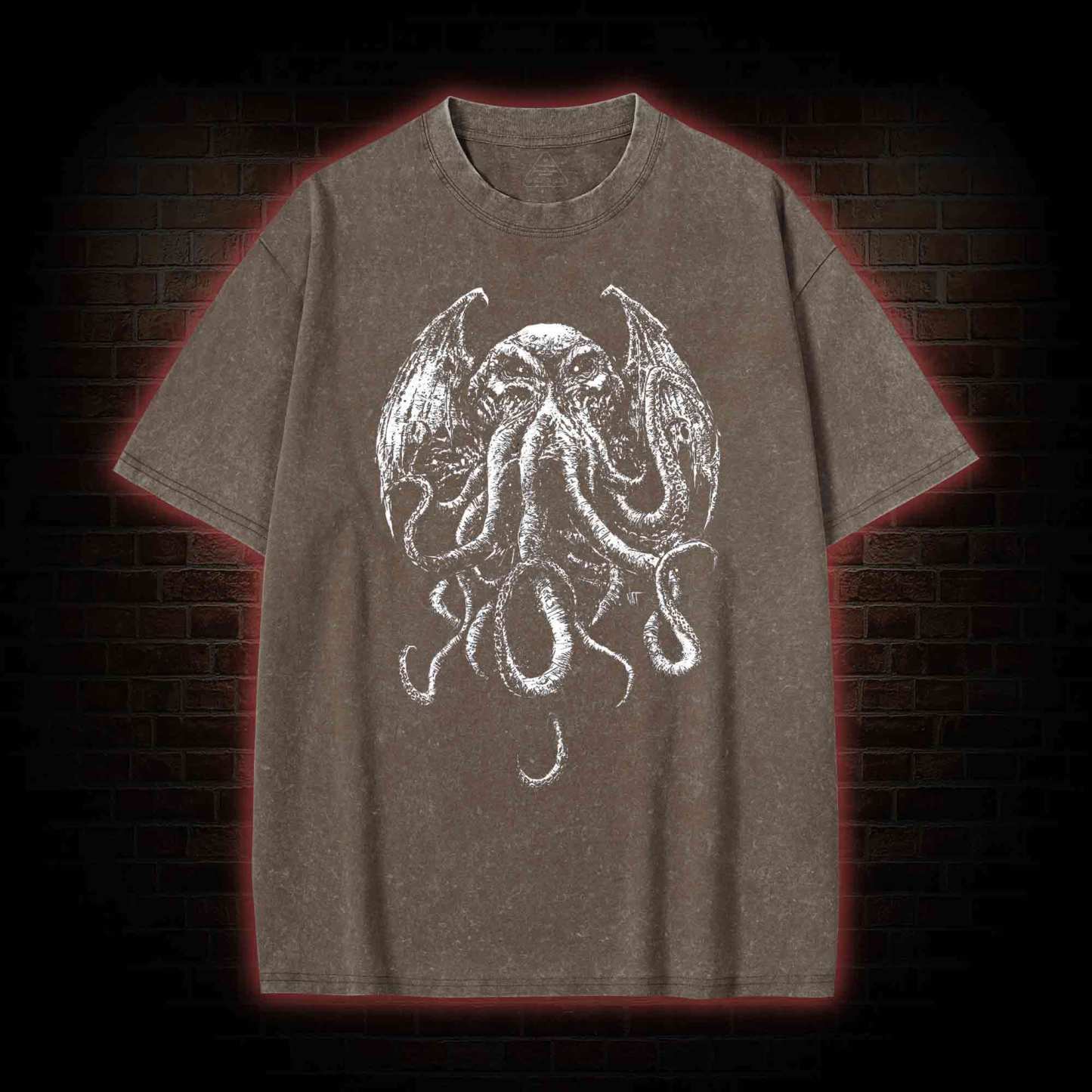 Cthulhu Occult Washed T-shirt