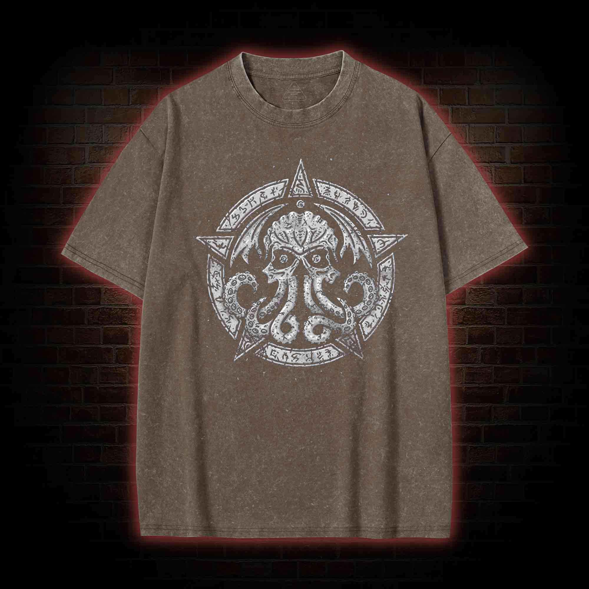 Cthulhu Fhtagn Vintage Washed T-shirt