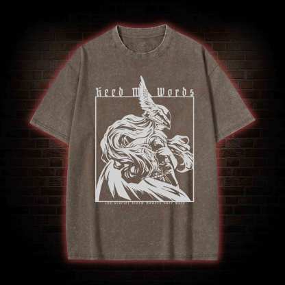 Heed My Words Washed T-shirt