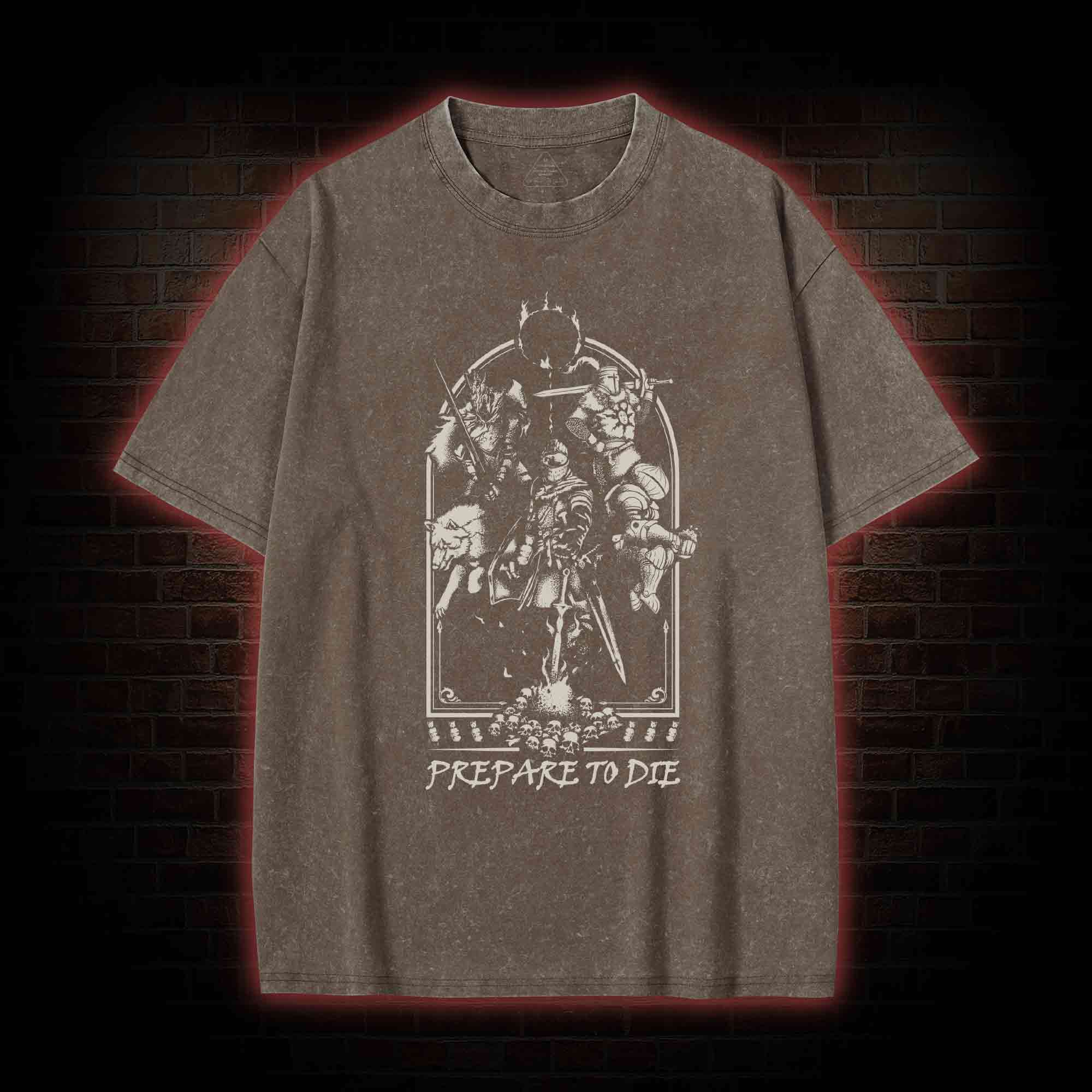 Prepare To Die Retro Washed T-shirt