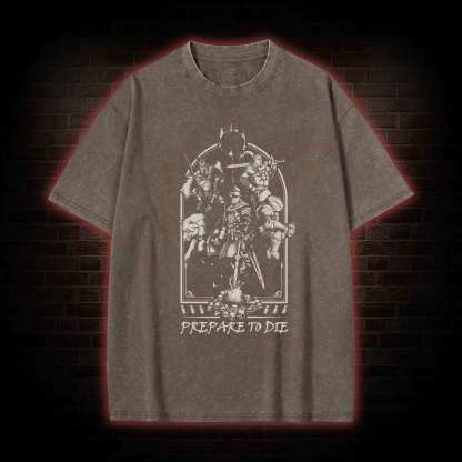 Prepare To Die Retro Washed T-shirt