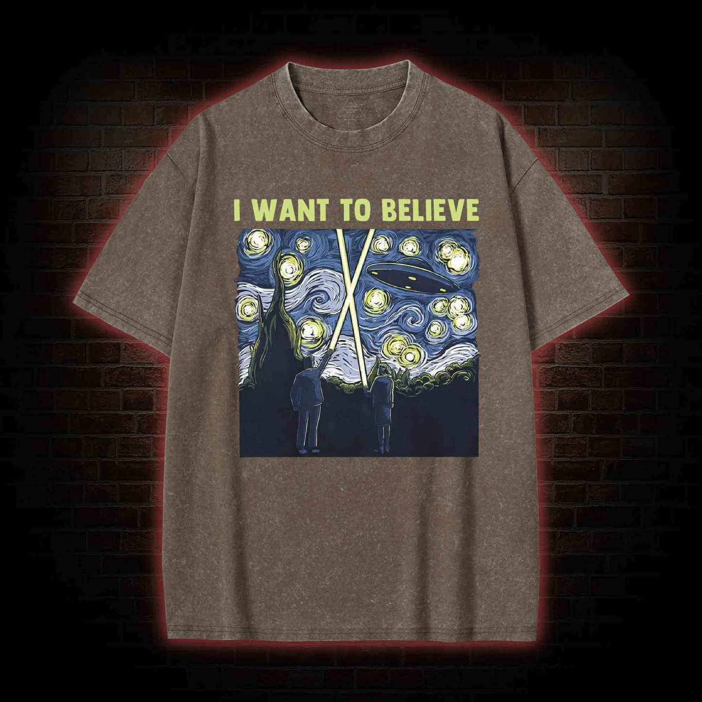 I Want to Believe Washed T-shirt
