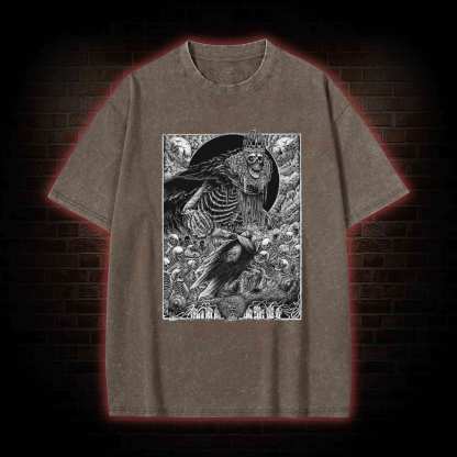 Into Darkness Washed T-shirt