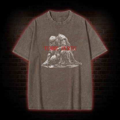 Tummy Hurts Washed T-shirt