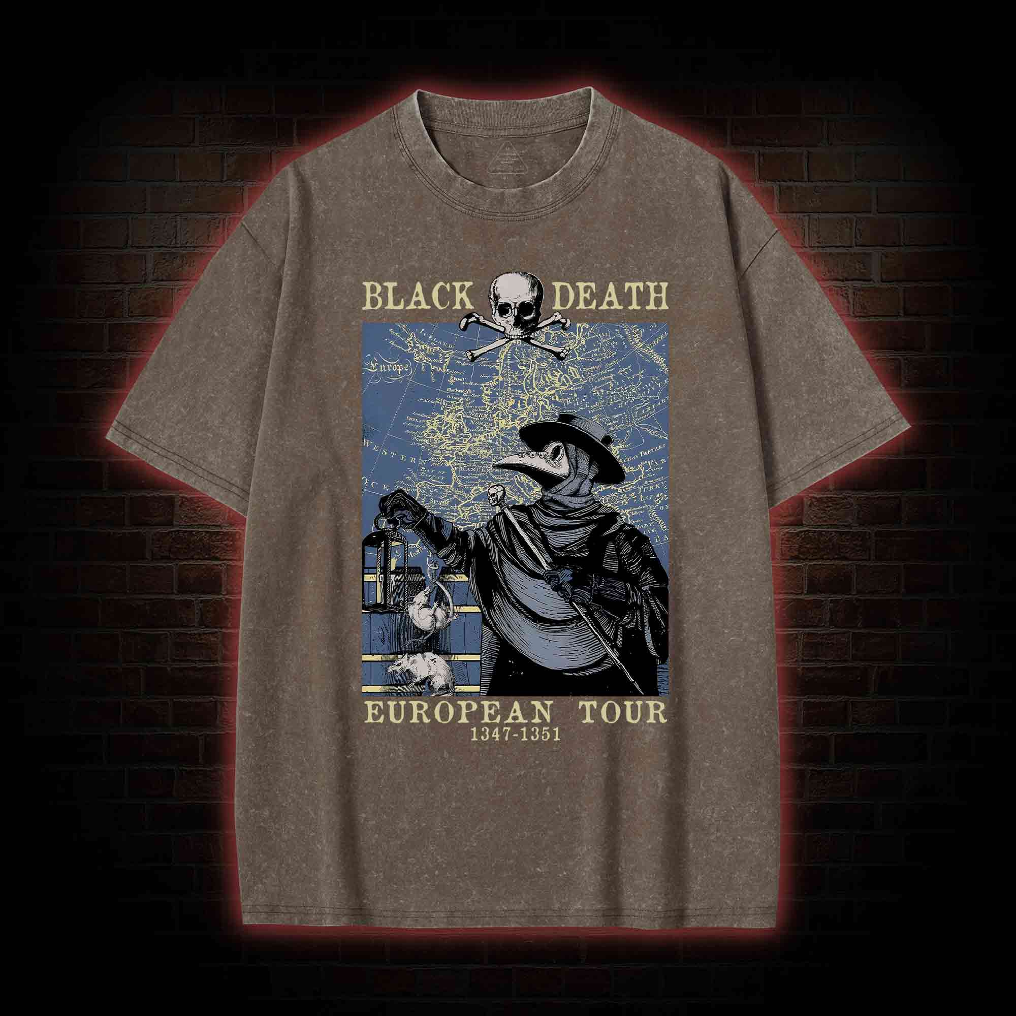 European Tour 1347-1351 Washed T-shirt