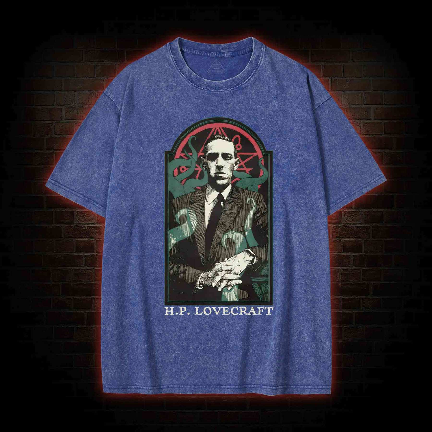 Lovecraft Cthulhu Washed T-shirt
