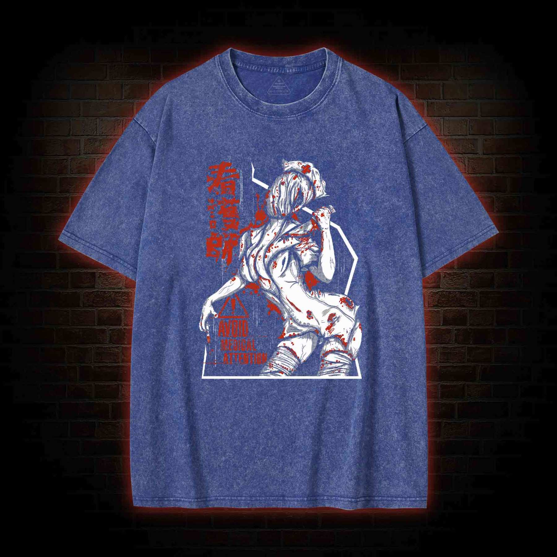 Avoid Medical Attention Washed T-shirt