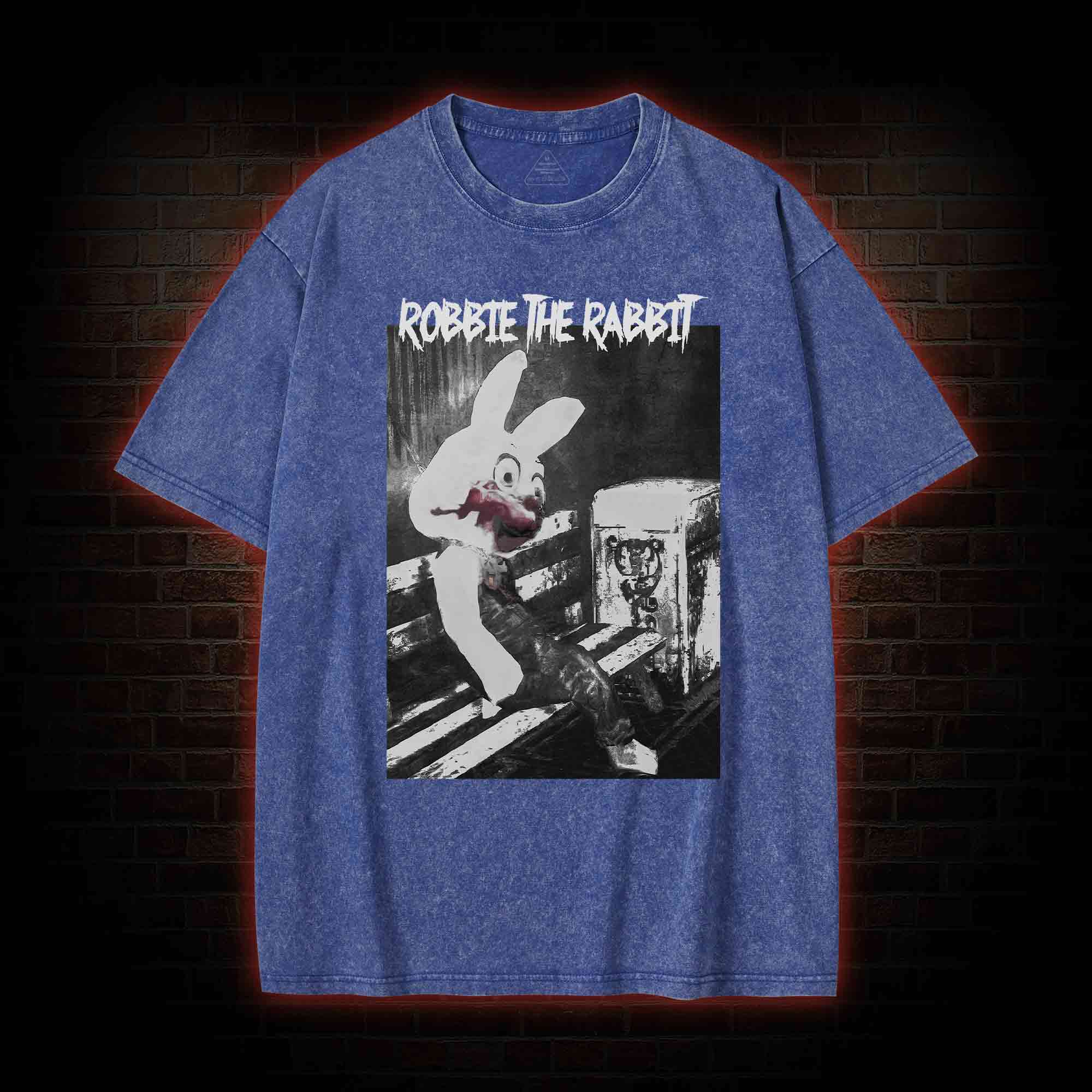 Rabbit Mascot Washed T-shirt