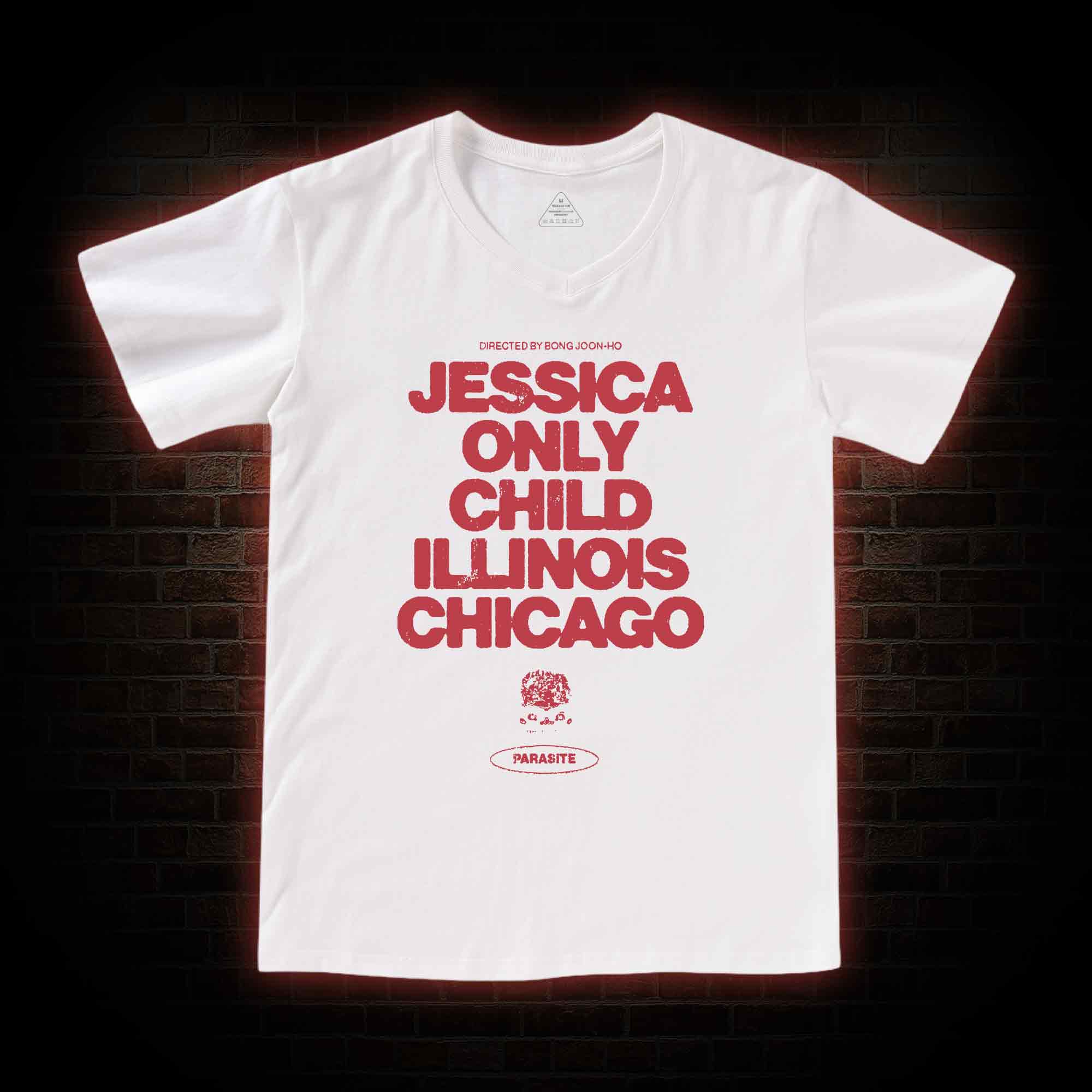 Jessica Only Child V-Neck Classic T-Shirt