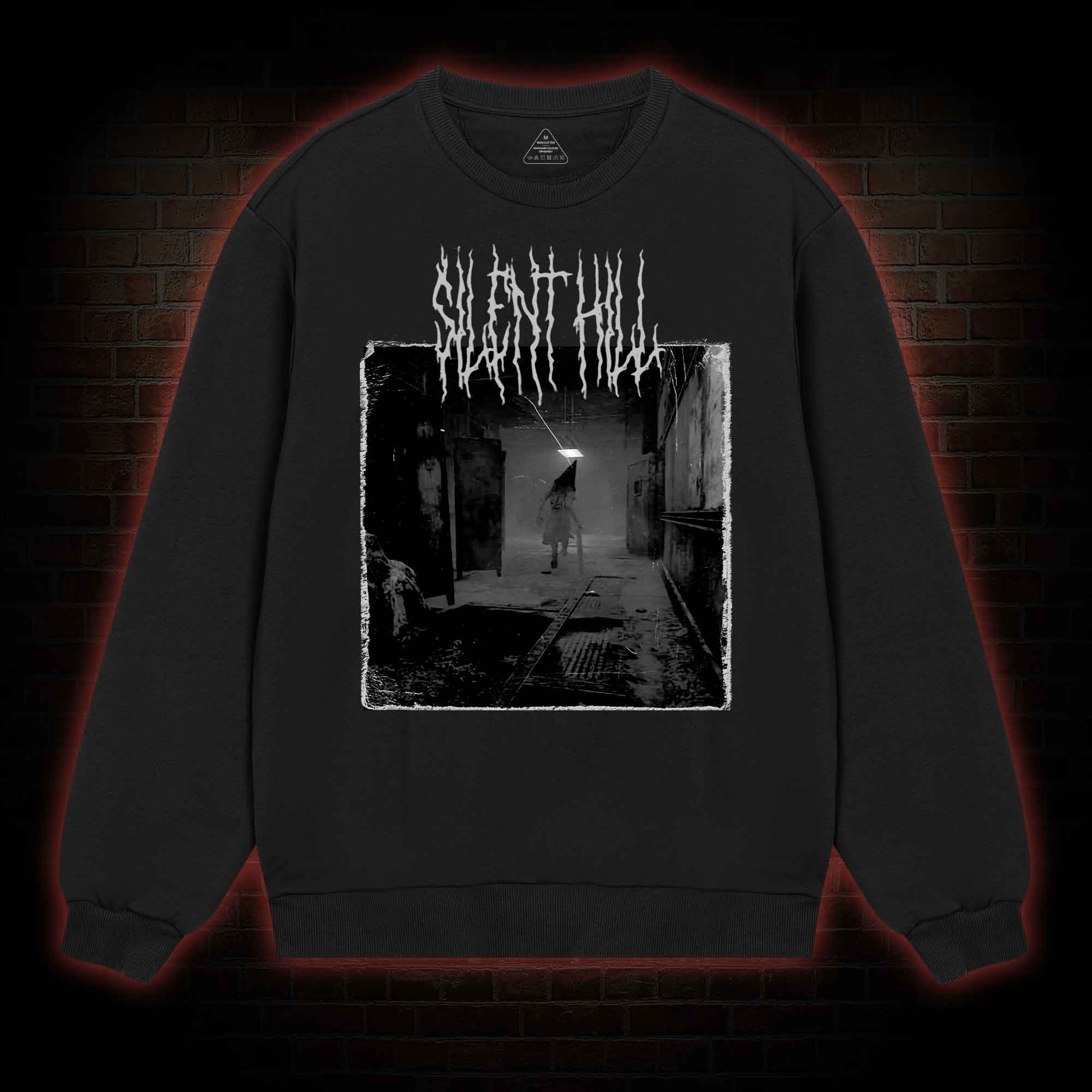 Red Pyramid Thing Retro Sweatshirt