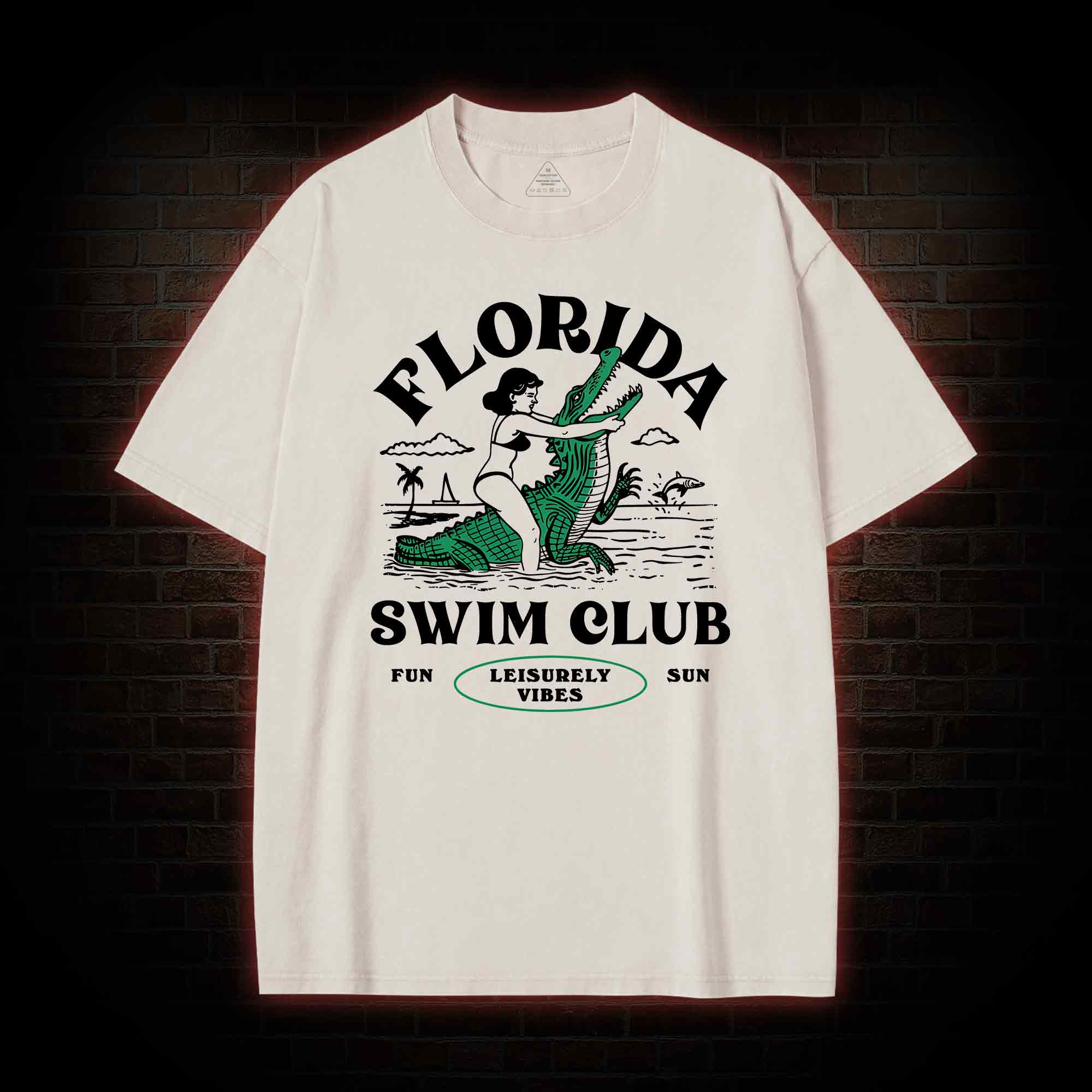 Florida Swim Club Washed T-shirt