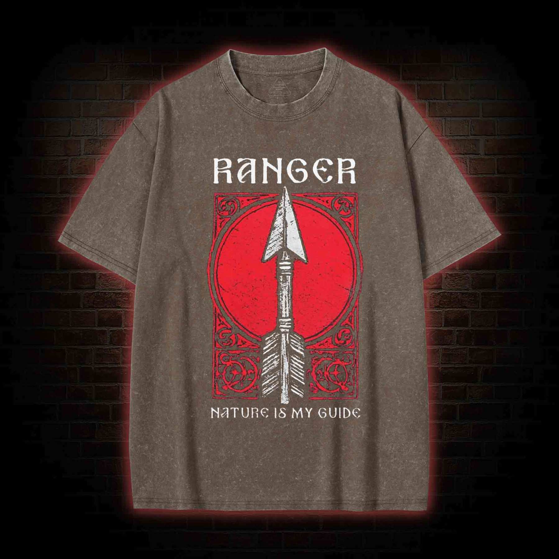 Nature is My Guide Washed T-shirt