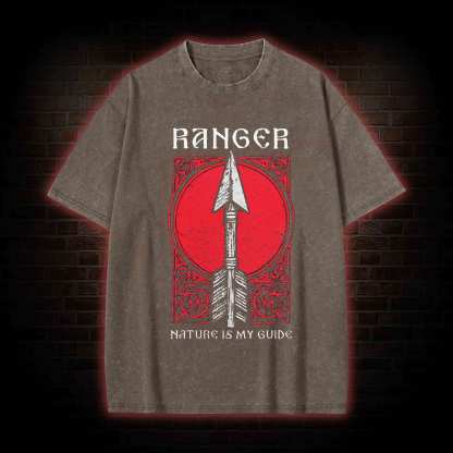 Nature is My Guide Washed T-shirt