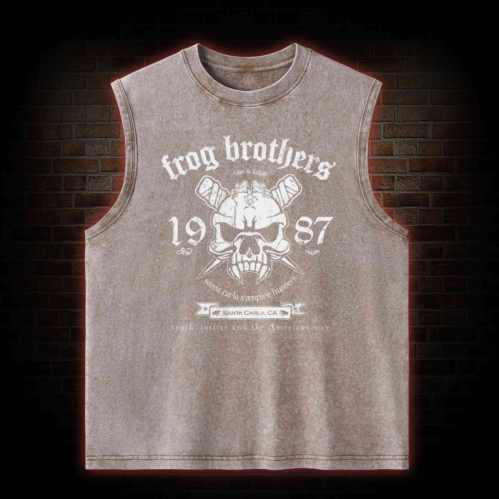 Frog Brothers Washed Tank Top