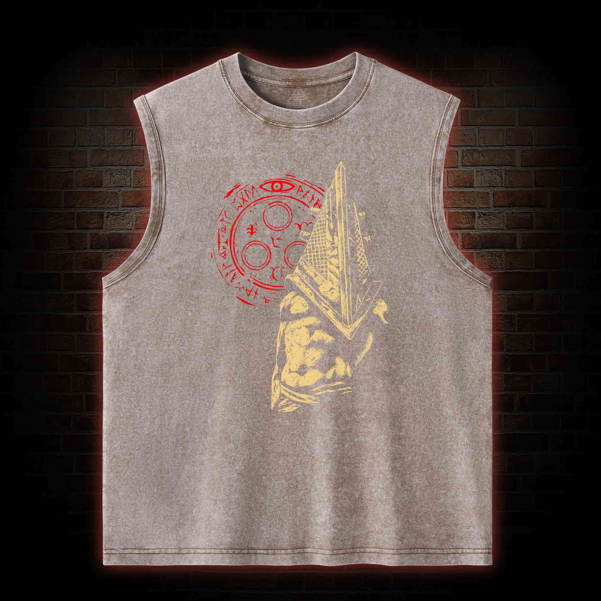 Pointy Man Washed Tank Top