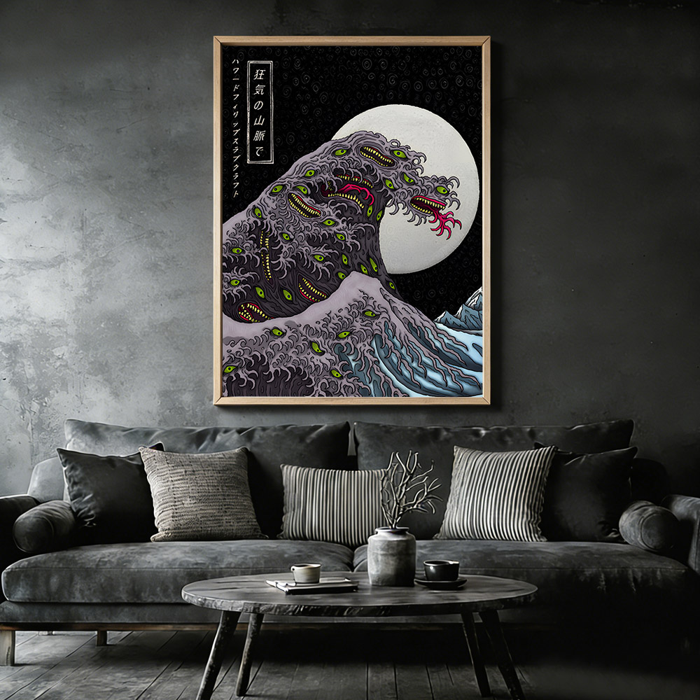 The Great Shoggoth Framed Canvas Print