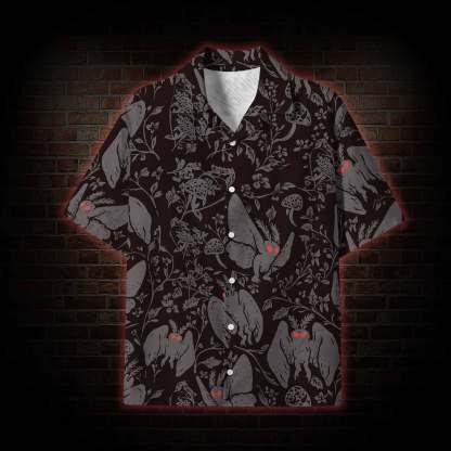 Mothman in the Jungle Lightweight Hawaiian Shirt