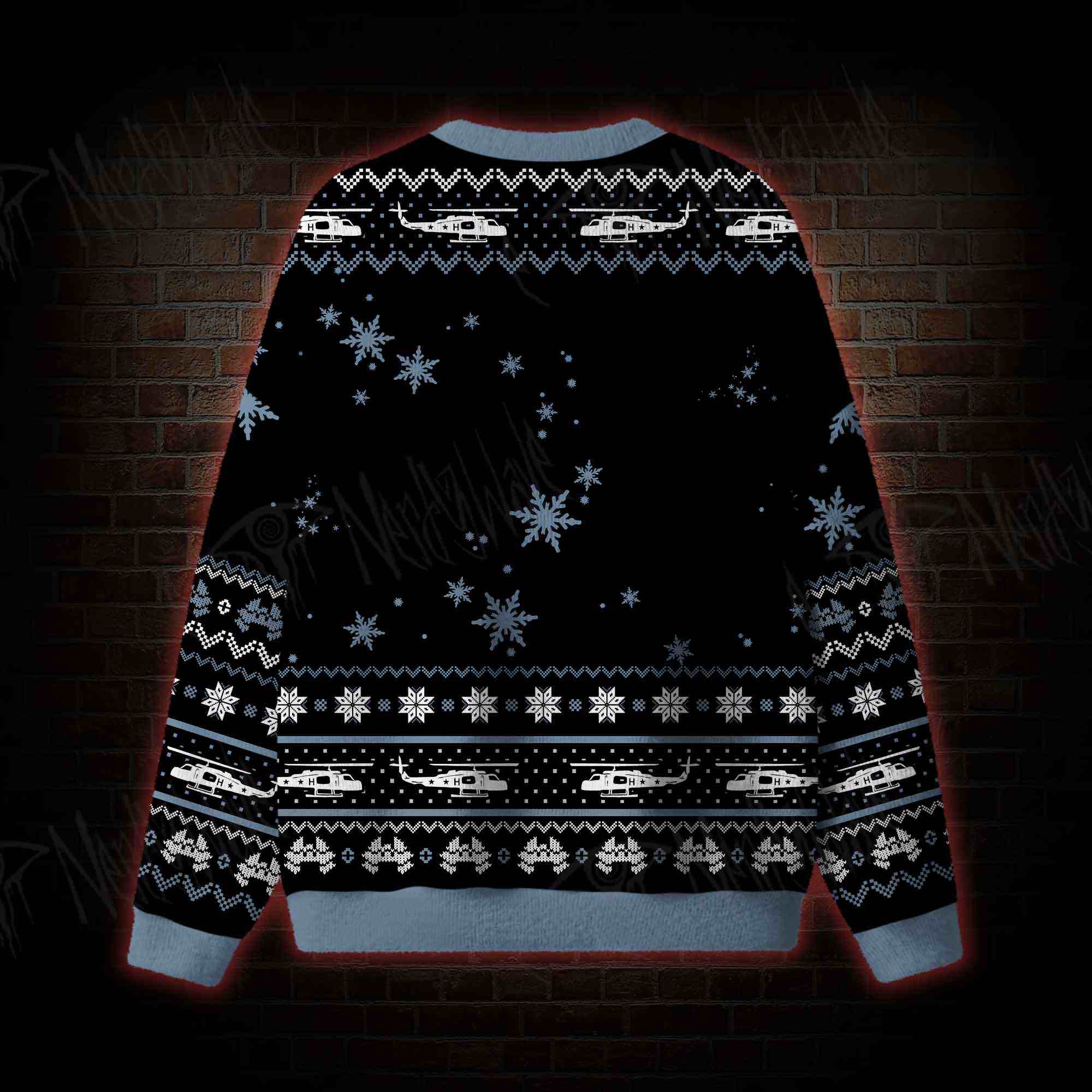 Silent Night Slasher Ugly Sweatshirts