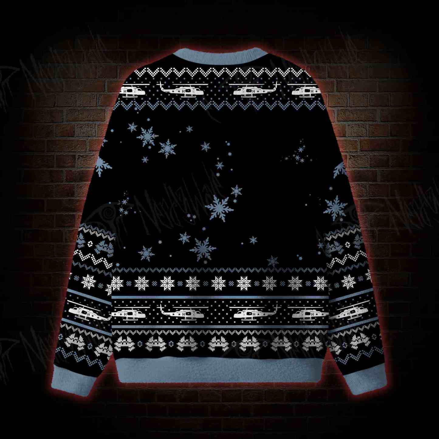 Silent Night Slasher Ugly Sweatshirts