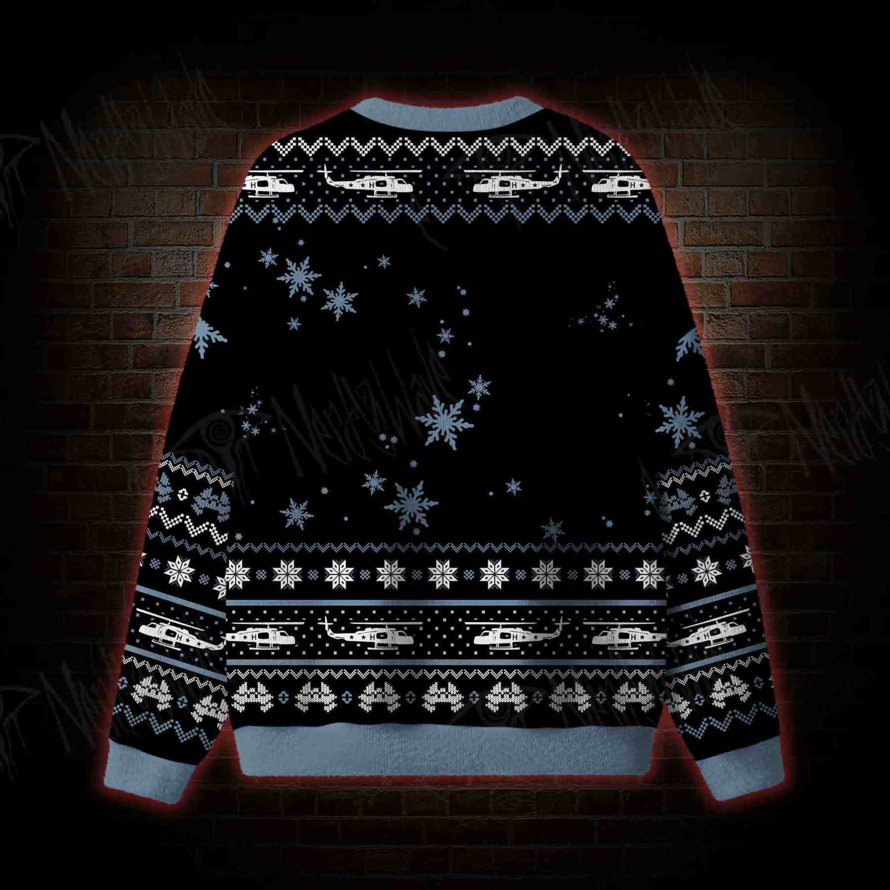 Silent Night Slasher Ugly Sweatshirts
