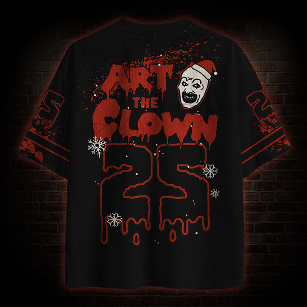 Art The Clown Terrifier Christmas Mesh Jersey