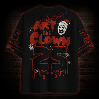 Art The Clown Terrifier Christmas Mesh Jersey