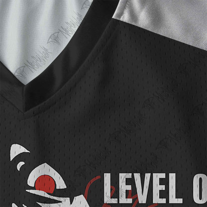 No Life King V-Neck Long Sleeve Jersey