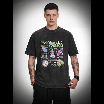 Vintage Pick Your Poison Washed T-shirt