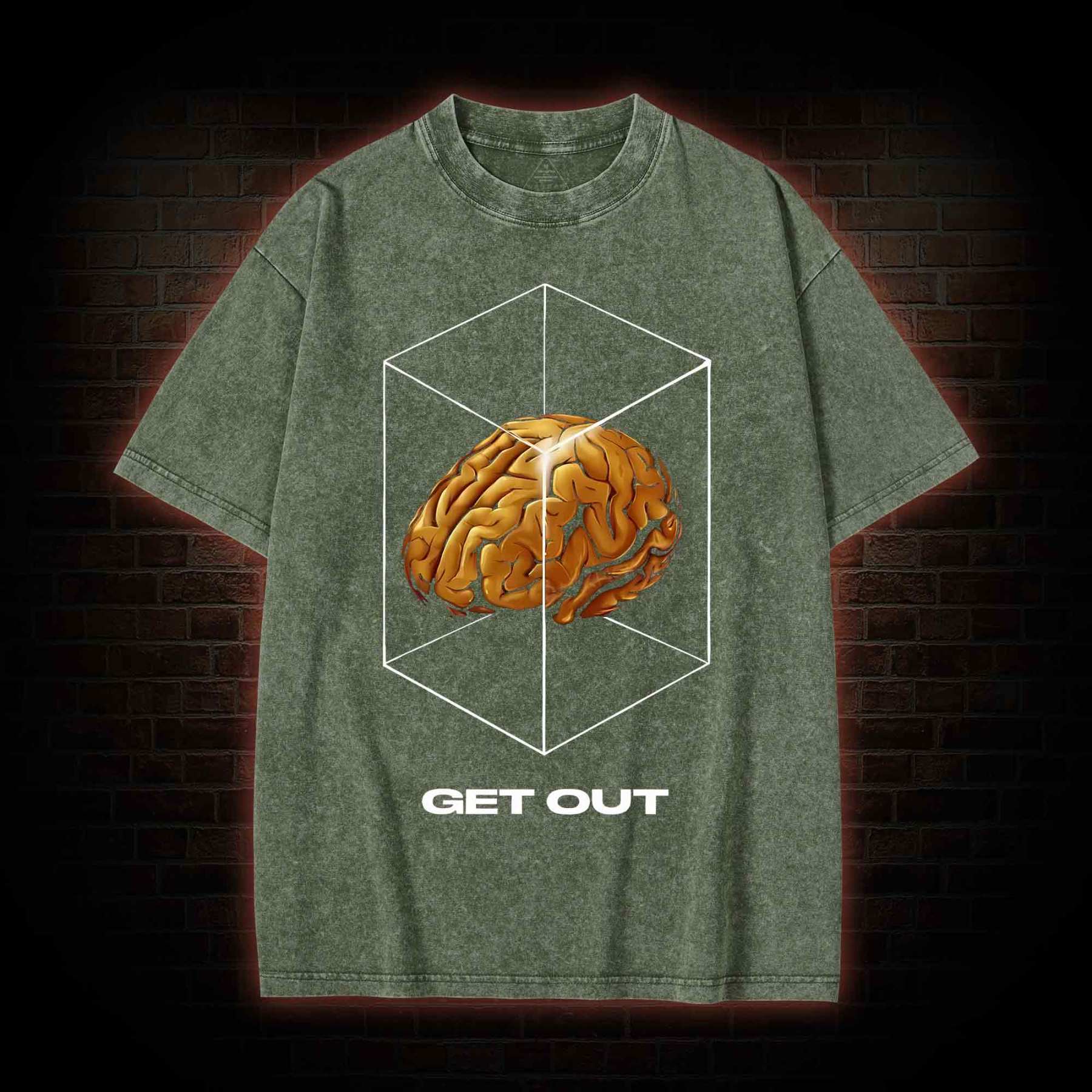 Get Out Washed T-shirt