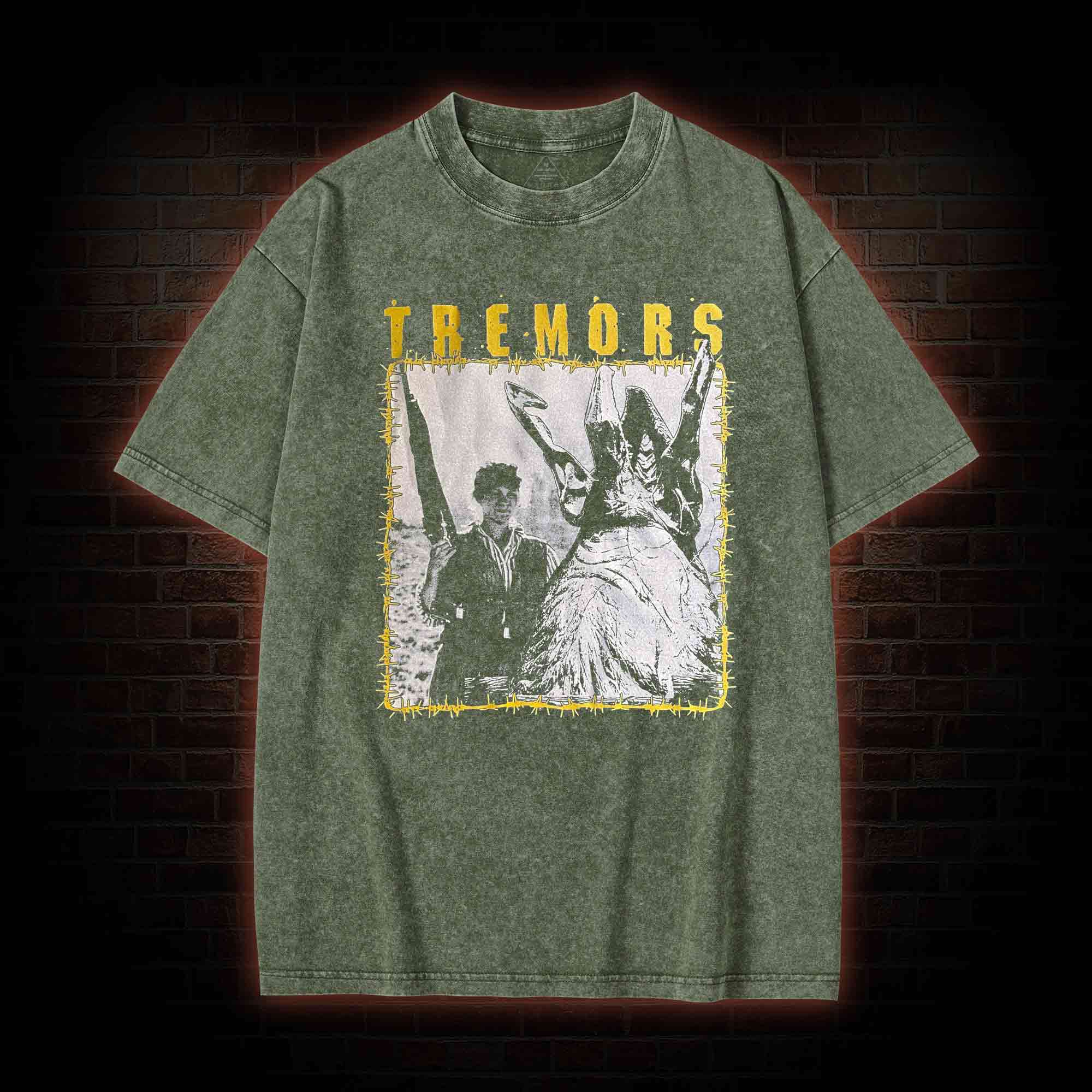 Swiss Cheese and Bullets Washed T-shirt