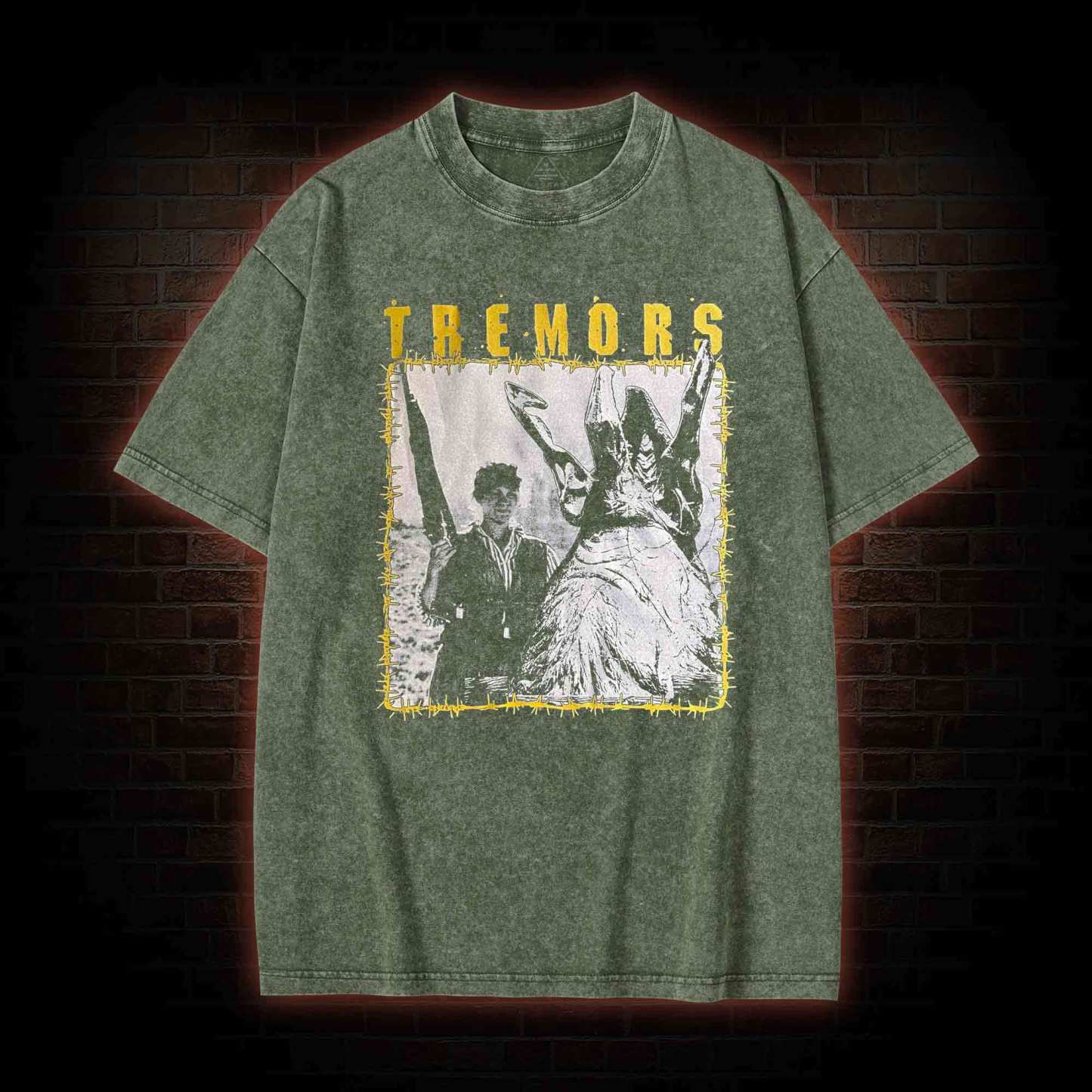 Swiss Cheese and Bullets Washed T-shirt