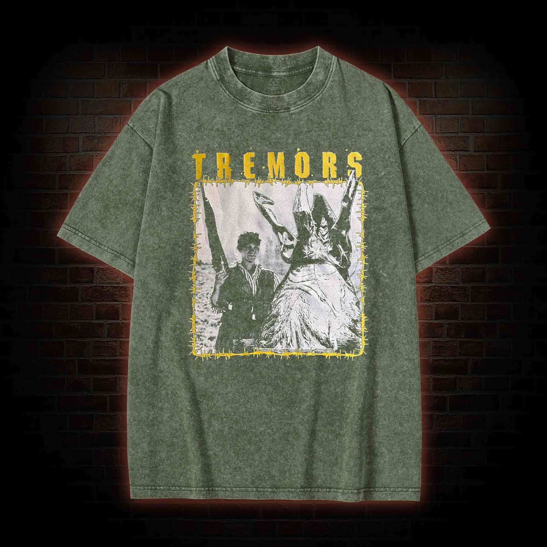 Swiss Cheese and Bullets Washed T-shirt