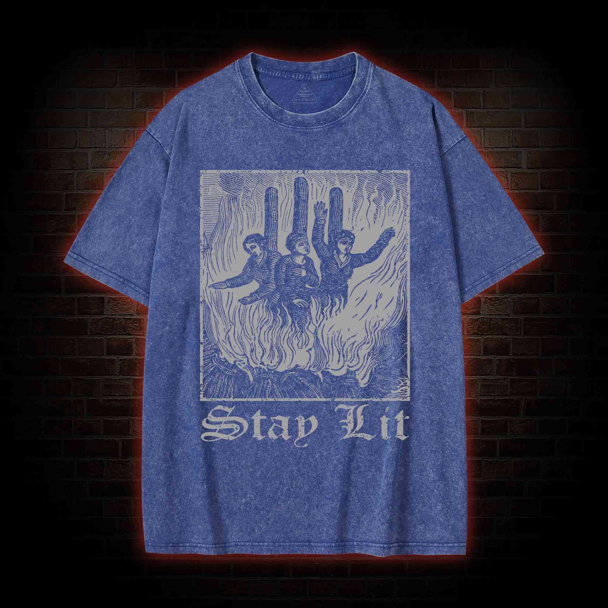 Stay Lit Washed T-shirt