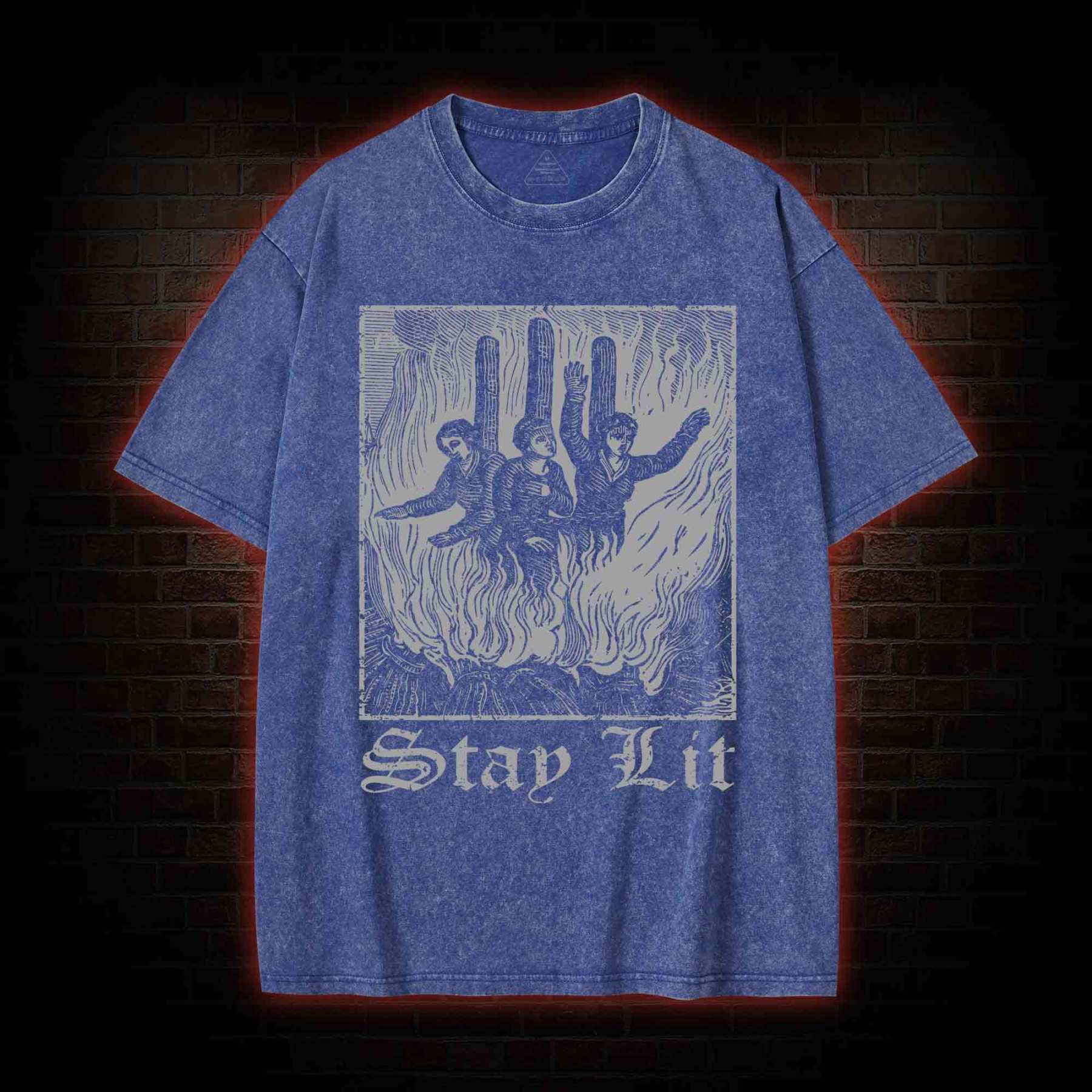 Stay Lit Washed T-shirt