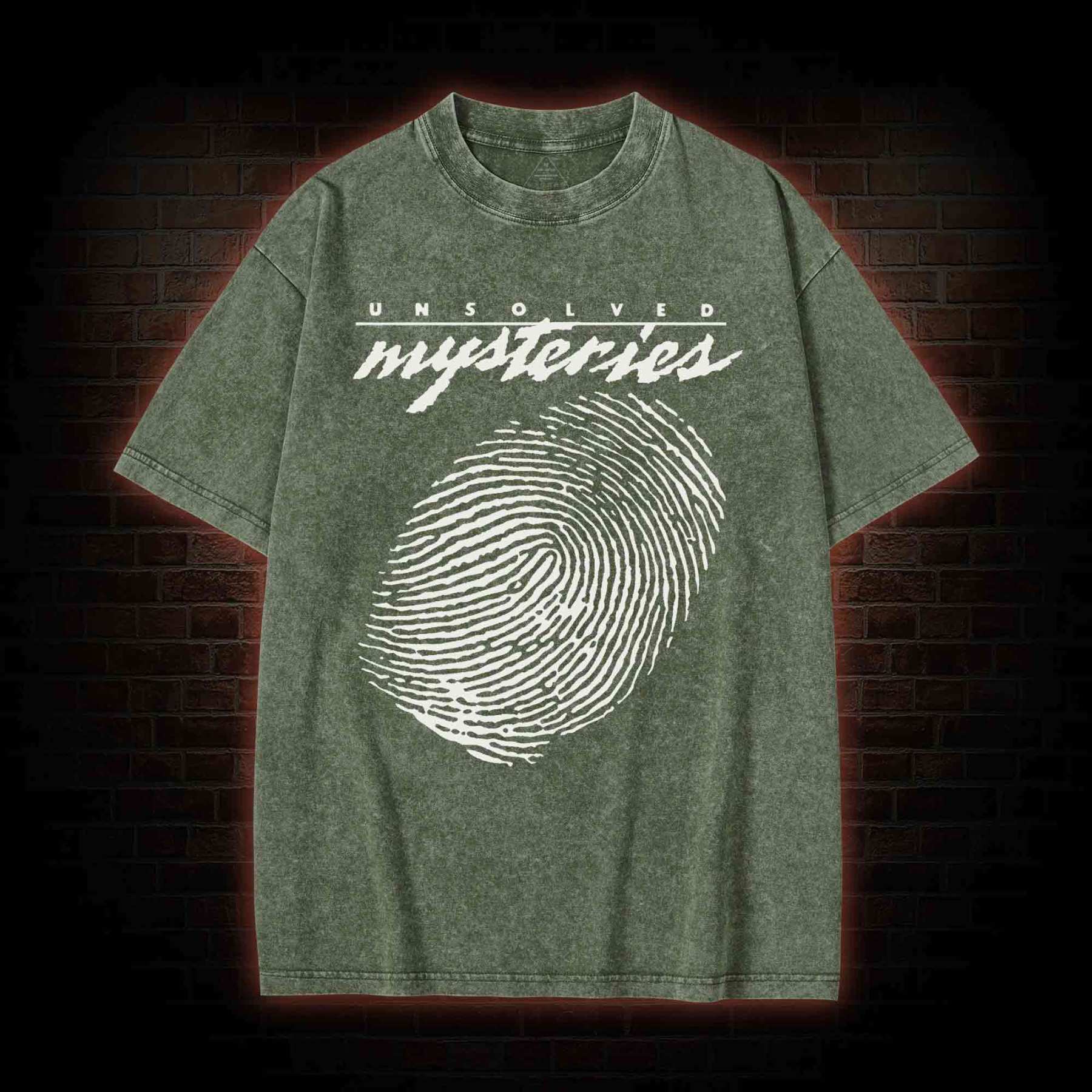 Unsolved Mysteries Washed T-shirt