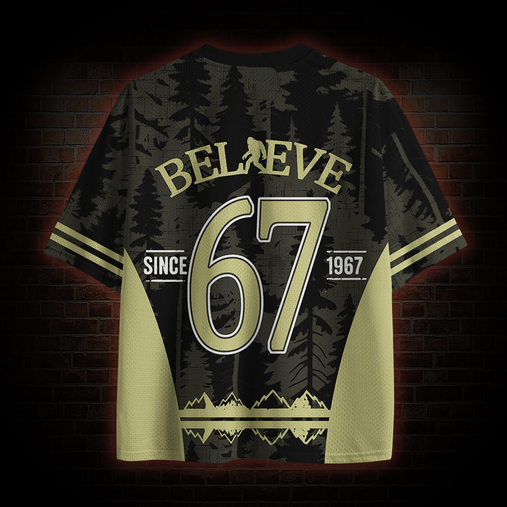 Bigfoot is My Spirit Animal Mesh Jersey