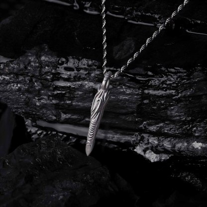 Dark Edge Sculptural Necklace